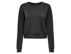 Only Play - Lounge LS O-Neck Sweat - Basic Sweatshirt Schwarz