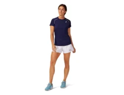Asics - Court Womens Piping Short Sleeve - Tenniskleidung Damen -Tanktop Welt Geschaft 2042A157 400 45365 3 1