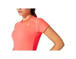 Asics - Court Womens Piping Short Sleeve - Tennisshirt -Tanktop Welt Geschaft 2042A157 702 45366 3 1