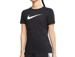 Nike - Womens Tee Dry TFC Crew - Sportshirt Schwarz -Tanktop Welt Geschaft AQ3212 011 44878 2