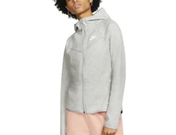 Nike - NSW Tech Fleece Hoodie Women - Graue Damenjacke -Tanktop Welt Geschaft BV3455 063 45377 2 1