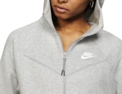 Nike - NSW Tech Fleece Hoodie Women - Graue Damenjacke -Tanktop Welt Geschaft BV3455 063 45377 4 1