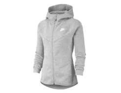 Nike - NSW Tech Fleece Hoodie Women - Graue Damenjacke