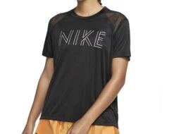 Nike - Dri-FIT Miler SS Shirt - Mesh Laufshirt