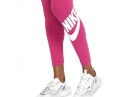Nike - Essential High Rise Leggings - Pinkfarbene Legging -Tanktop Welt Geschaft CZ8528 615 46088 3