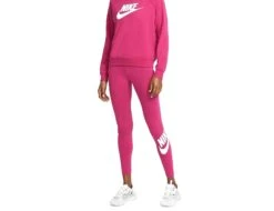 Nike - Essential High Rise Leggings - Pinkfarbene Legging -Tanktop Welt Geschaft CZ8528 615 46088 4