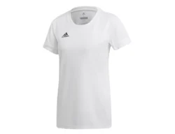 Adidas - T19 Short Sleeve Jersey Women - Weißes Sportshirt Damen