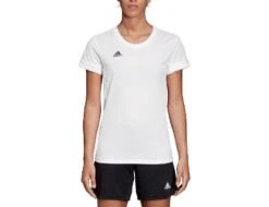 Adidas - T19 Short Sleeve Jersey Women - Weißes Sportshirt Damen -Tanktop Welt Geschaft DW6887 45929 2
