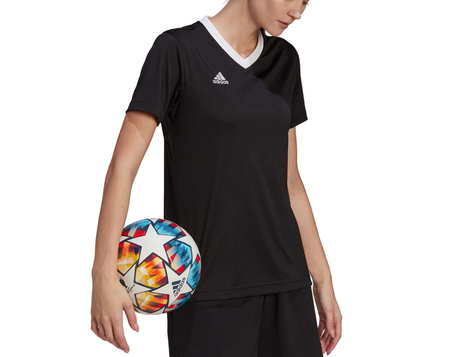 Adidas - Entrada 22 Jersey Women - Football Jersey Black 2 Adidas - Entrada 22 Jersey Women - Football Jersey Black – Bild 2