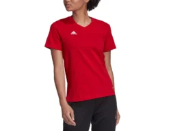 Adidas - Entrada 22 Tee Women - Red T-shirt