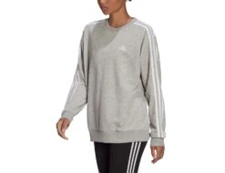 Adidas - Studio Lounge 3S Sweatshirt - Graues Sweatshirt