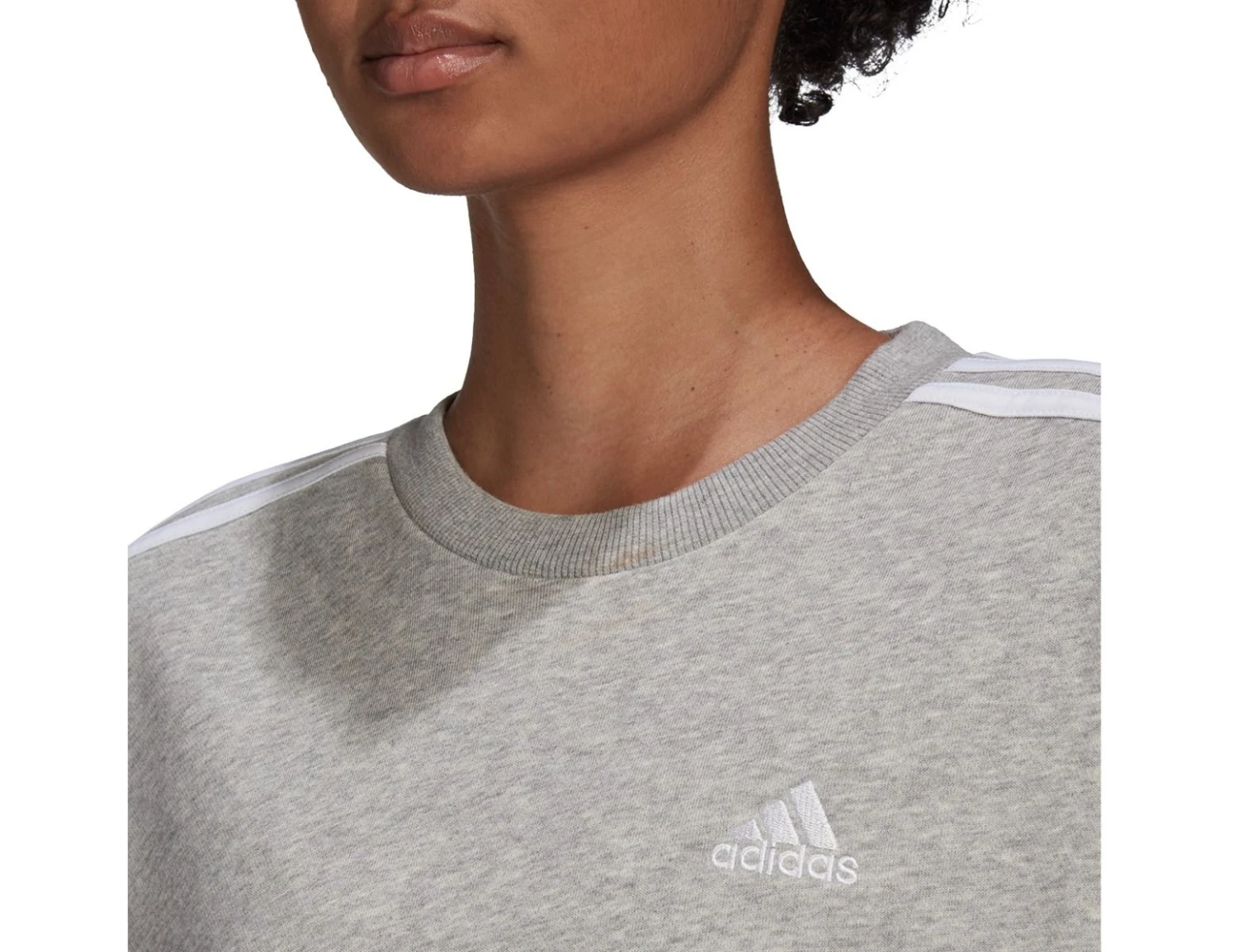 Adidas - Studio Lounge 3S Sweatshirt - Graues Sweatshirt 4 Adidas - Studio Lounge 3S Sweatshirt - Graues Sweatshirt – Bild 4