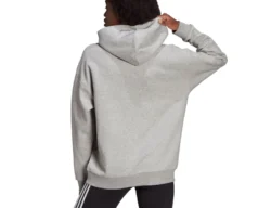 Adidas - Essentials Boyfriend Logo Hoodie - Graues Hoodie -Tanktop Welt Geschaft adidas hd1748b