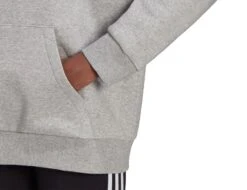 Adidas - Essentials Boyfriend Logo Hoodie - Graues Hoodie -Tanktop Welt Geschaft adidas hd1748c