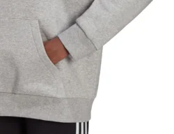 Adidas - Essentials Boyfriend Logo Hoodie - Graues Hoodie -Tanktop Welt Geschaft adidas hd1748c