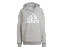 Adidas - Essentials Boyfriend Logo Hoodie - Graues Hoodie -Tanktop Welt Geschaft adidas hd1748d