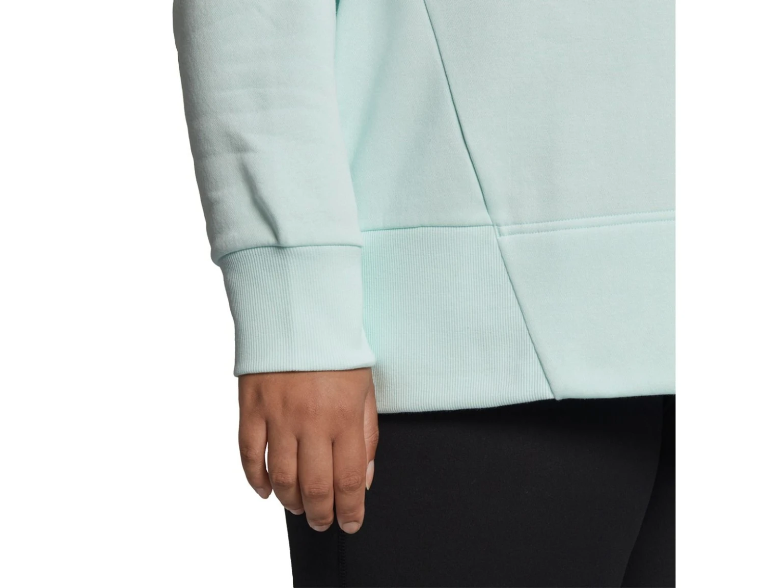 Adidas - Studio Hoodie (Plus Size) - Mintgreen Hoodie 4 Adidas - Studio Hoodie (Plus Size) - Mintgreen Hoodie – Bild 4