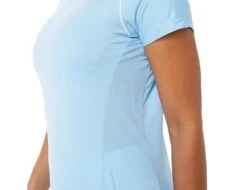 Asics - Court Women Piping SS - Blue Sport Shirt Ladies 9 Asics - Court Women Piping SS - Blue Sport Shirt Ladies -Tanktop Welt Geschaft asics 2042a157 406d