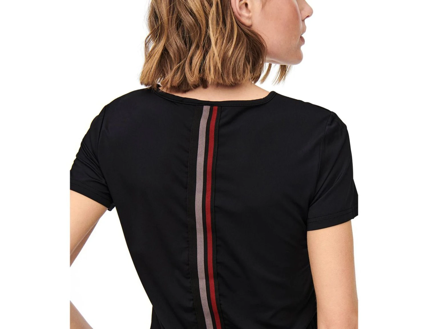 Only Play - Nasha V-neck Training Top - Schwarzes Sportshirt 4 Only Play - Nasha V-neck Training Top - Schwarzes Sportshirt – Bild 4